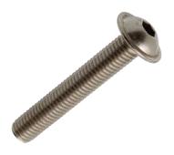 gevind fuldt flange med skrue head button a2 7380 iso m10x35
