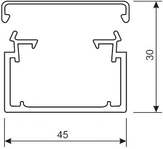 7030 ral lf300450 plast komplet kabelkanal