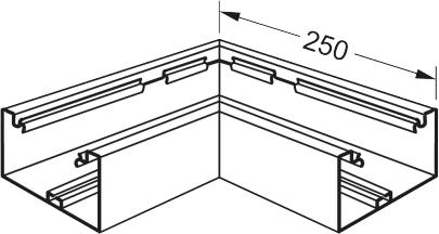 68x130mm alu bra70132 fladvinkel tehalit
