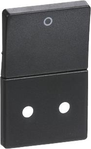 koksgr afbryder med 2-pol med stikkontakt for kning afd tangent fuga lk