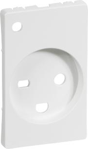 hvid jord med 2-pol modul 5 1 lampe med hospitalsstikkontakt for kning afd reservedel fuga