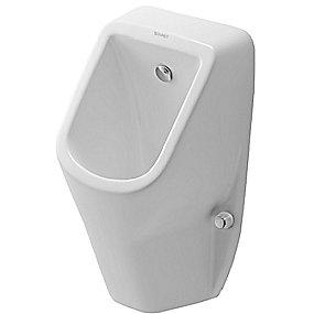 hvid bagfra vandtilslutning flue med urinal d-code duravit