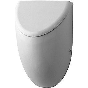 hvid g l til model bagfra vandtilslutning urinal fizz duravit