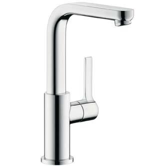ventil push-open med svingtud med 230 ndvaskarmatur h 1-grebs s metris hansgrohe