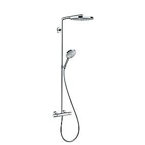 krom 240mm 2jet select showerpipe s raindance hansgrohe