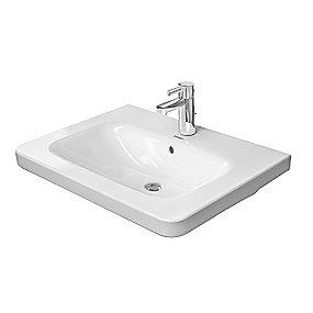 b overl og hanehul med 80x48cm vask durastyle duravit