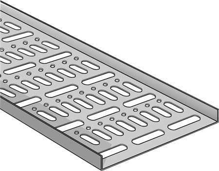stål 316 rustfri 20x50mm højde w4 kabelplade