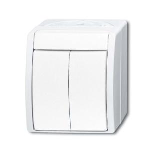 hvid ip44 markise trykkontakt ocean