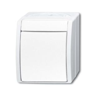 hvid ip44 korrespondance afbryder ocean