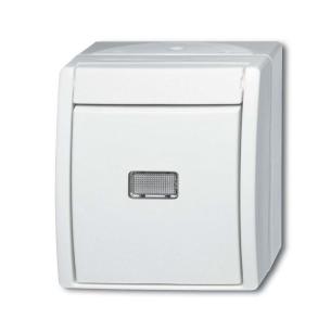 hvid gr ip44 korrespondance ledelys med afbryder ocean