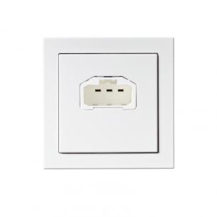 hvid 6a dcl komplet g v til lampeudtag