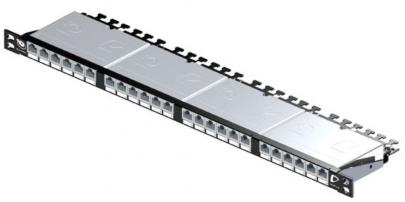 sort 5he 0 ports 24 alt i moduler lsa port 4x6 opbygget modul stp cat6a patchpanel