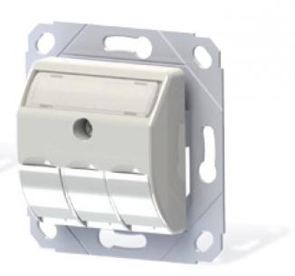 hvid konnekter keystone leviton 3x for indsats euro dataudtag