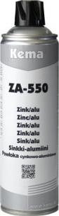 spray aluminium glans metallisk za-550 zink-aluspray kema