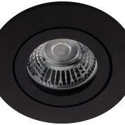 25w sort alu gu10 spot easy downlight
