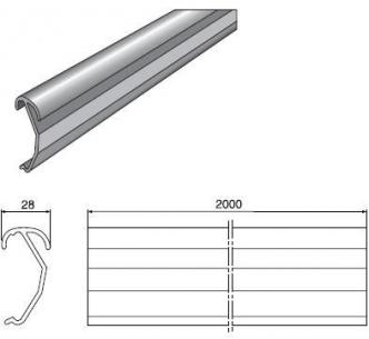 gr 2m plast 28p kantbeskyttelse