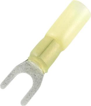 00 00-6 4 krymp gul m5 gaffelkabelsko