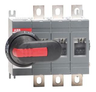 ot160ev03p drejegreb med polet 3 160a lastafbryder