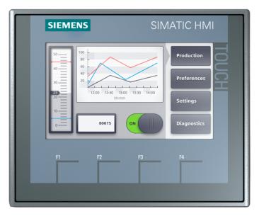 4 farve touch key basic ktp400 hmi