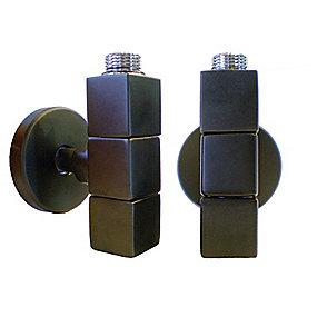 sort rosetter r tilslutningsr 2 1 med bende vinkell t ventils 4k2s kriss