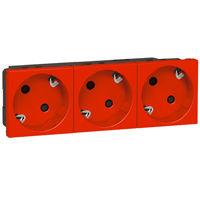 j 3x2p edb d r tripel stikkontakt schuko