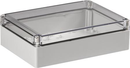 g l klart med 175x250x75mm montagekasse cubo