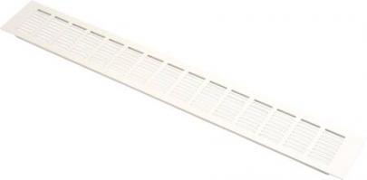 hvid - alu 500x100mm luftrist fresh