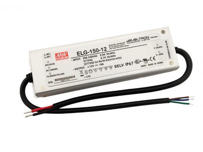 well mean elg-150-12 ip67 120w driver led 12v