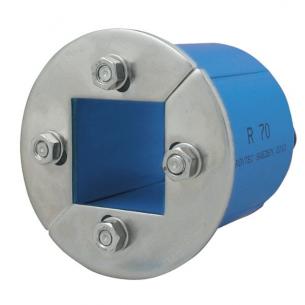 40x40mm beslag-areal syrefast med ramme r-70