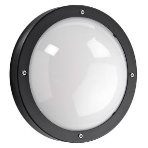 sort - ip65 glampe v sensor pir med 3000k 5w 11 led 1100 primo - armaturen sg