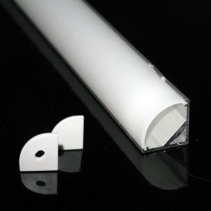 rneprofil hj 2500mm - cover opal med 2 profil alu