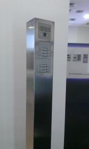 l st rustfri i moduler 1x3 porttelefoni nexa for jle s