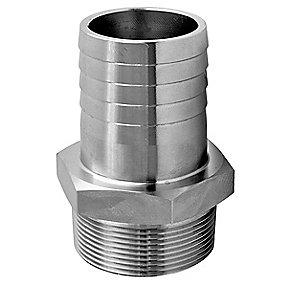 316 aisi rustfri bt st mm 0 11 x 8 3 slangenippel