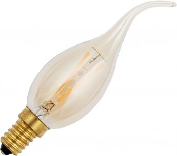 a ra95 150lm 2500k 35x120mm e14 5w 1 d vindst gold amber led deco