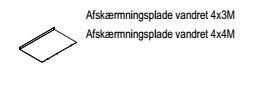 4x4m vandret rmningsplade afsk
