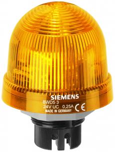 gul 24v dc ac signallampe
