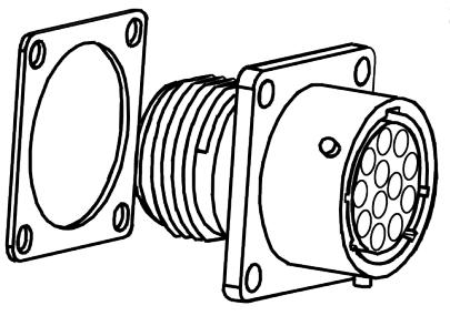 jshk1-c indbygning for metal han stik