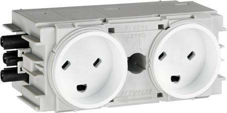 9010 keystone enkelt ramme rj45