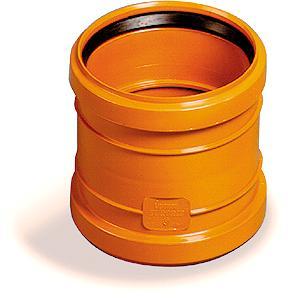 160mm dobbeltmuffe kloak pvc