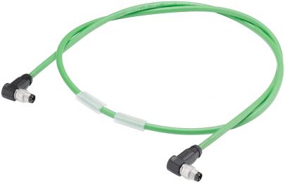 0m 1 vinklet m8 2x et kabel bus