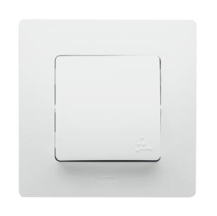 hvid ip44 6a trykkontakt niloe