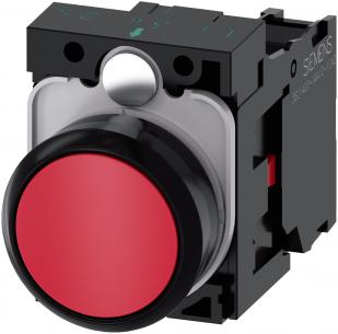 terminal skrue 1nc holder med type kontakt momentan flad d r plastik rund mm 22 trykknap