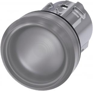 klar farve skinnende metal rund 22mm indikatorlys