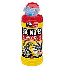 sidet dobbelt antibakterielle renseservietter 80 duty heavy wipes big