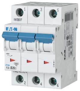 6ka 3m c 3p 20a automatsikring