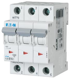 6ka 3m c 3p 16a automatsikring