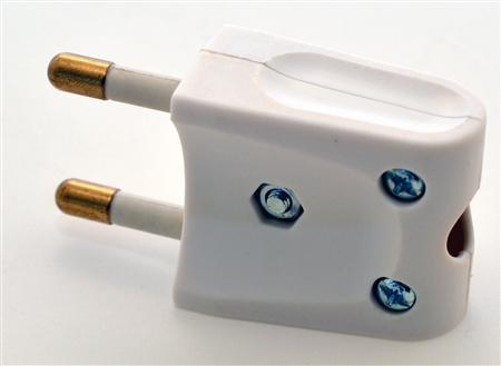 hvid e-line flad stikprop