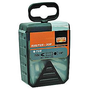 stk 30 a boks t20-30p 59s mm 25 ngde l 20 torx bits bahco