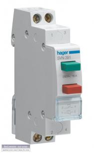 250v tryk dobb 1br 1sl 16a trykknap