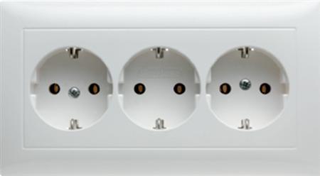 hvid s trip schuko stikkontakt